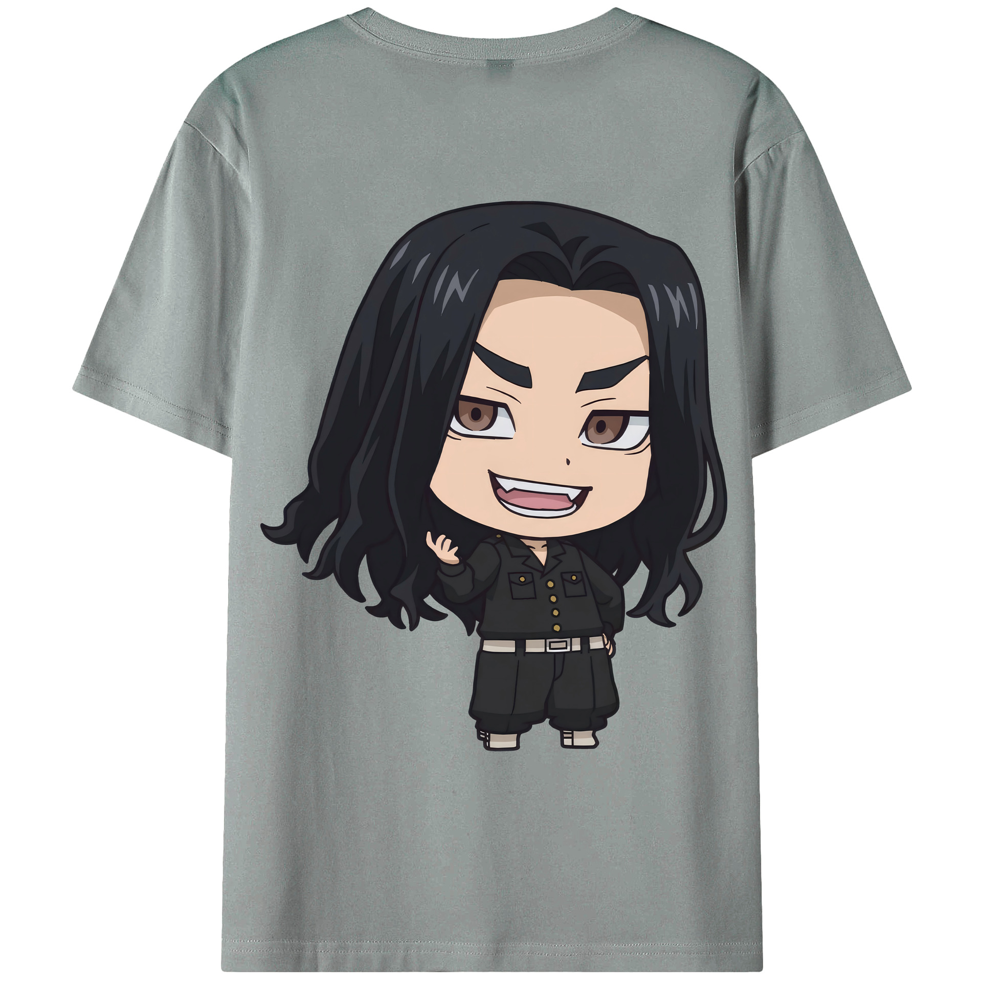 （画像用） 東京リベンジャーズ Tokyo Revengers 綿100％ メンズ半袖Tシャツ（バックプリント） 通気性